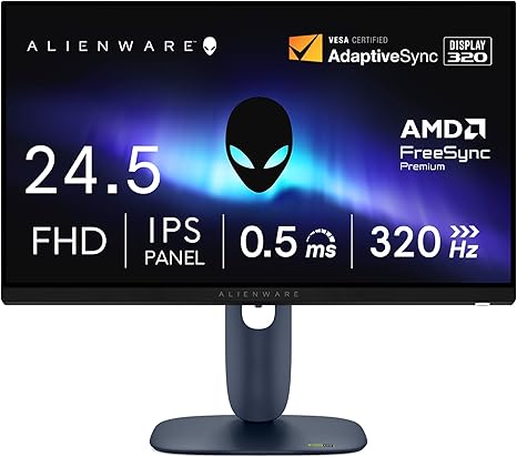 Dell AW2525HM-A 24.5インチ Alienware ゲーミングモニター