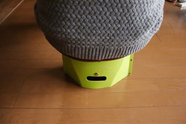 パタットミニは全体重を乗せても大丈夫